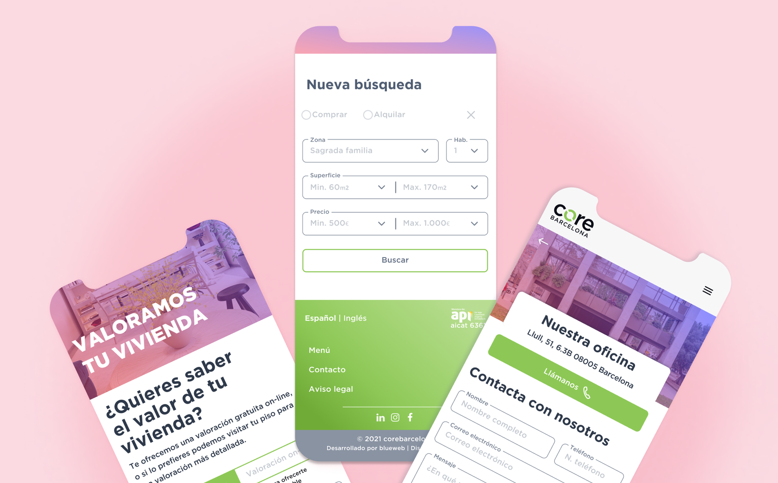 forms mobile design corebarcelona