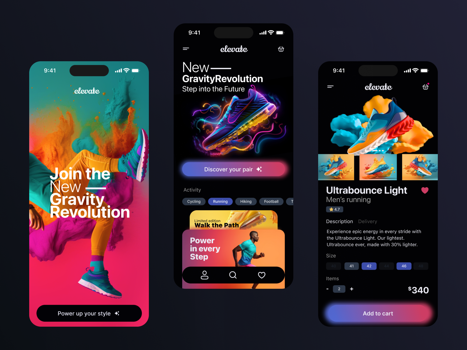Shoe app concept
