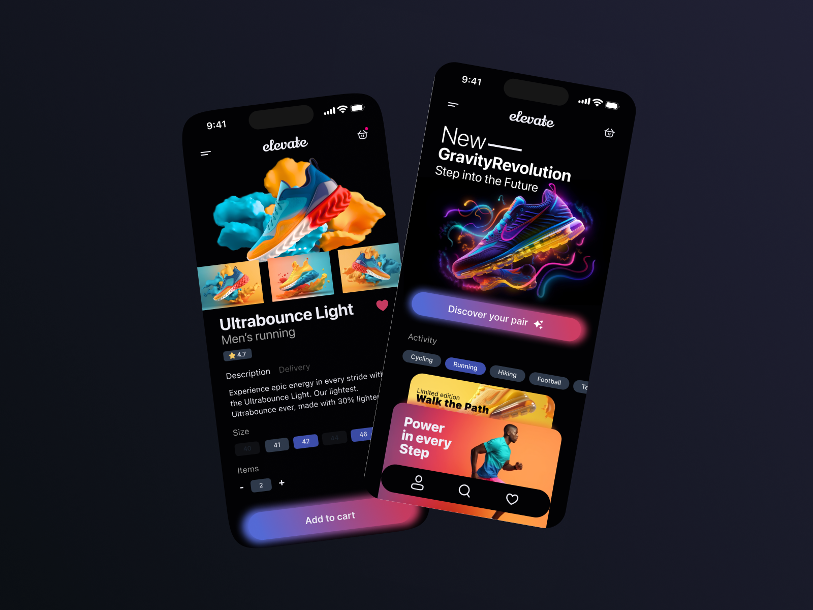 Shoe app concept